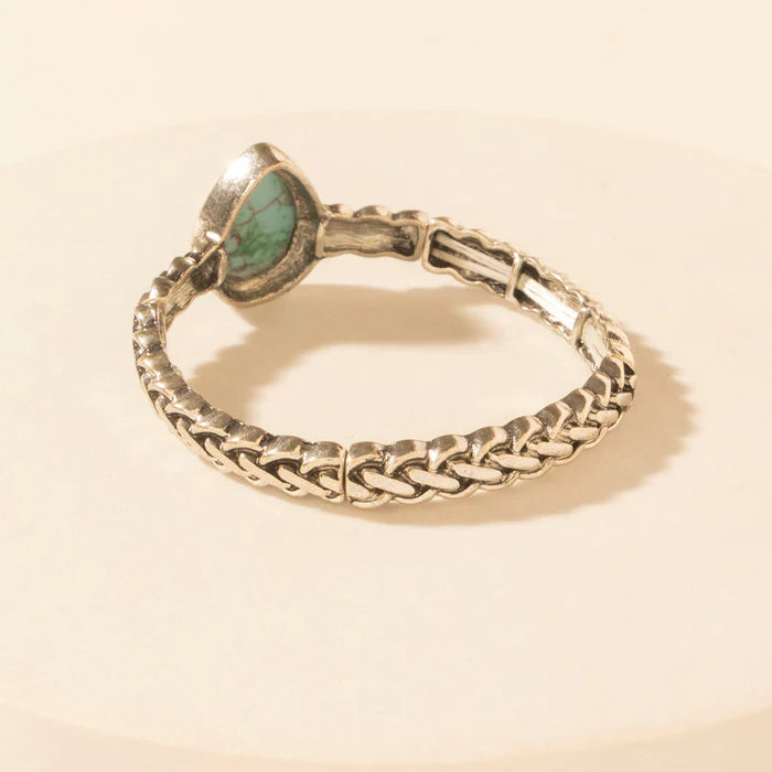 Myra Arroyo Stone Bracelet in Halo Teal