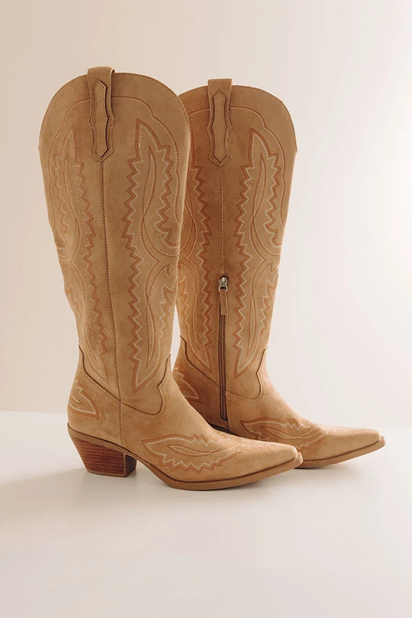 Backroad Darling Apricot Western Boots