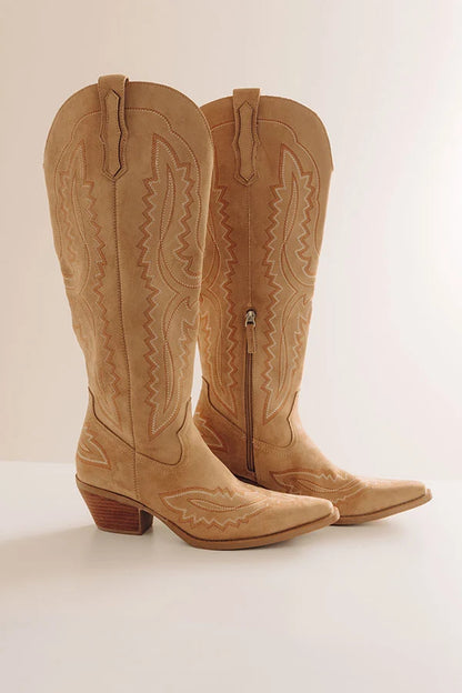 Backroad Darling Apricot Western Boots