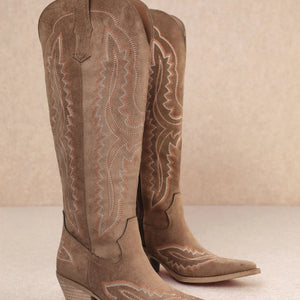 Backroad Darling Taupe Western Boots