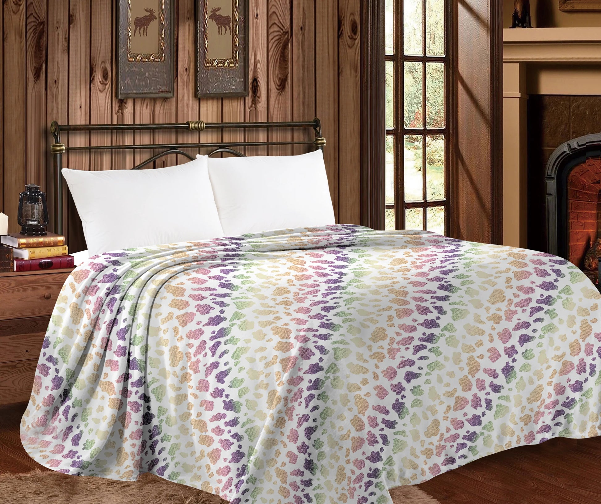 Wildflower Drift Twin Throw Blanket