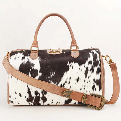 Myra Loyal West Gold Standard Medium Duffle Bag - Cowhide And Calfskin