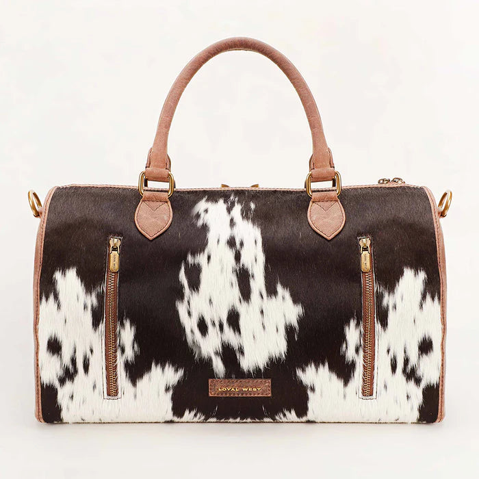 Myra Loyal West Gold Standard Medium Duffle Bag - Cowhide And Calfskin