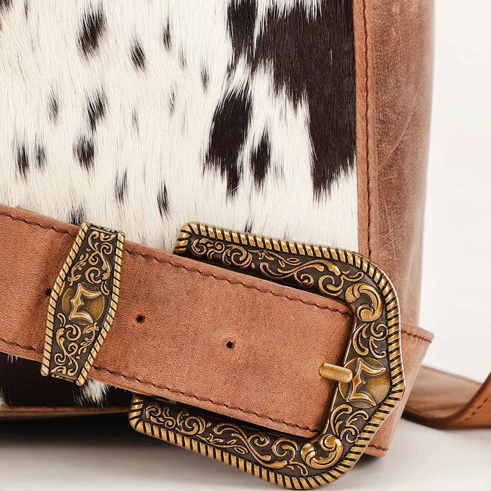 Myra Loyal West Gold Standard Medium Duffle Bag - Cowhide And Calfskin