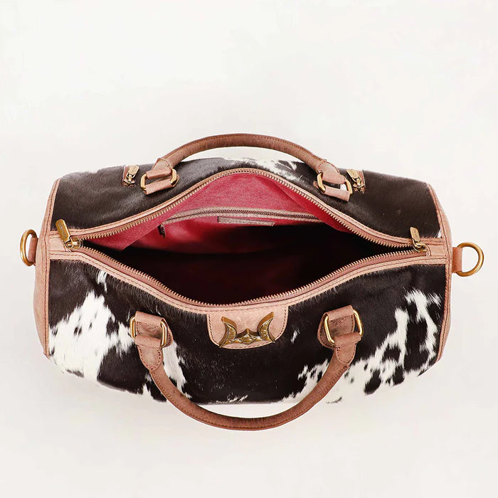 Myra Loyal West Gold Standard Medium Duffle Bag - Cowhide And Calfskin