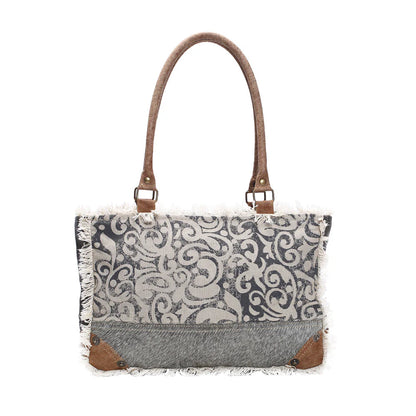 Myra Leaf Print Small Bag