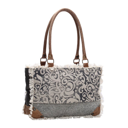 Myra Leaf Print Small Bag