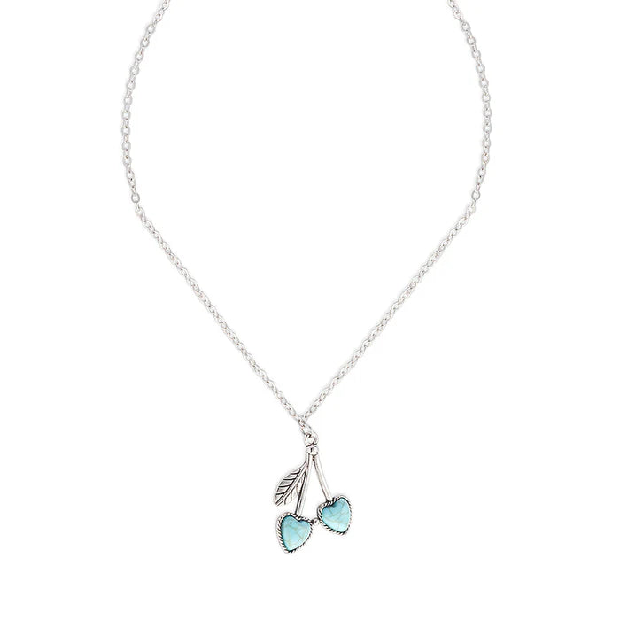 Myra Dangling Hearts Necklace