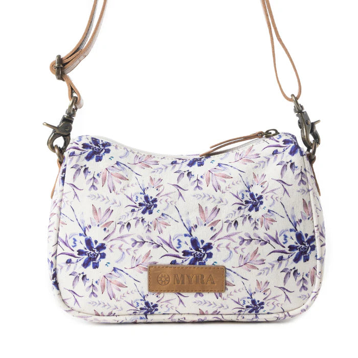 Myra Cottage Rose Crossbody Bag In Purple