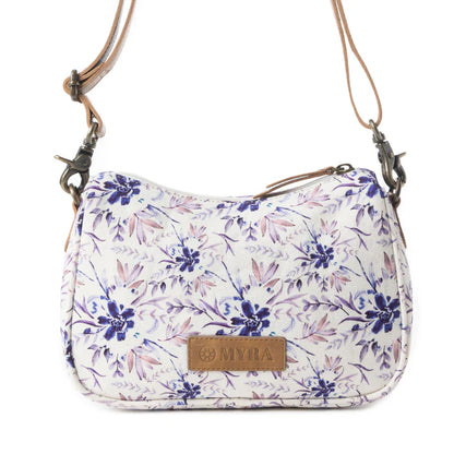 Myra Cottage Rose Crossbody Bag In Purple
