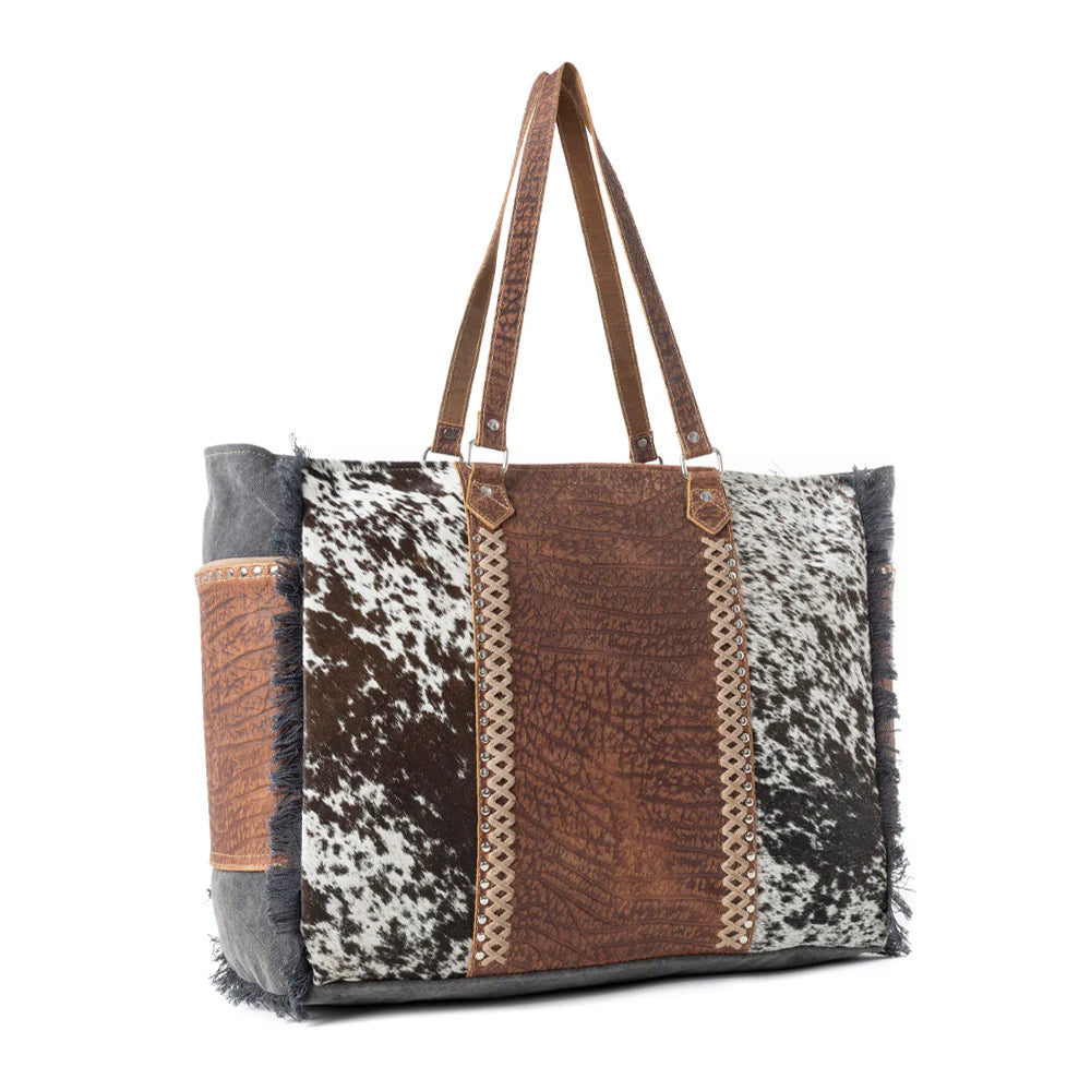 Myra Saddle Belle Weekender Bag in Wild Clay