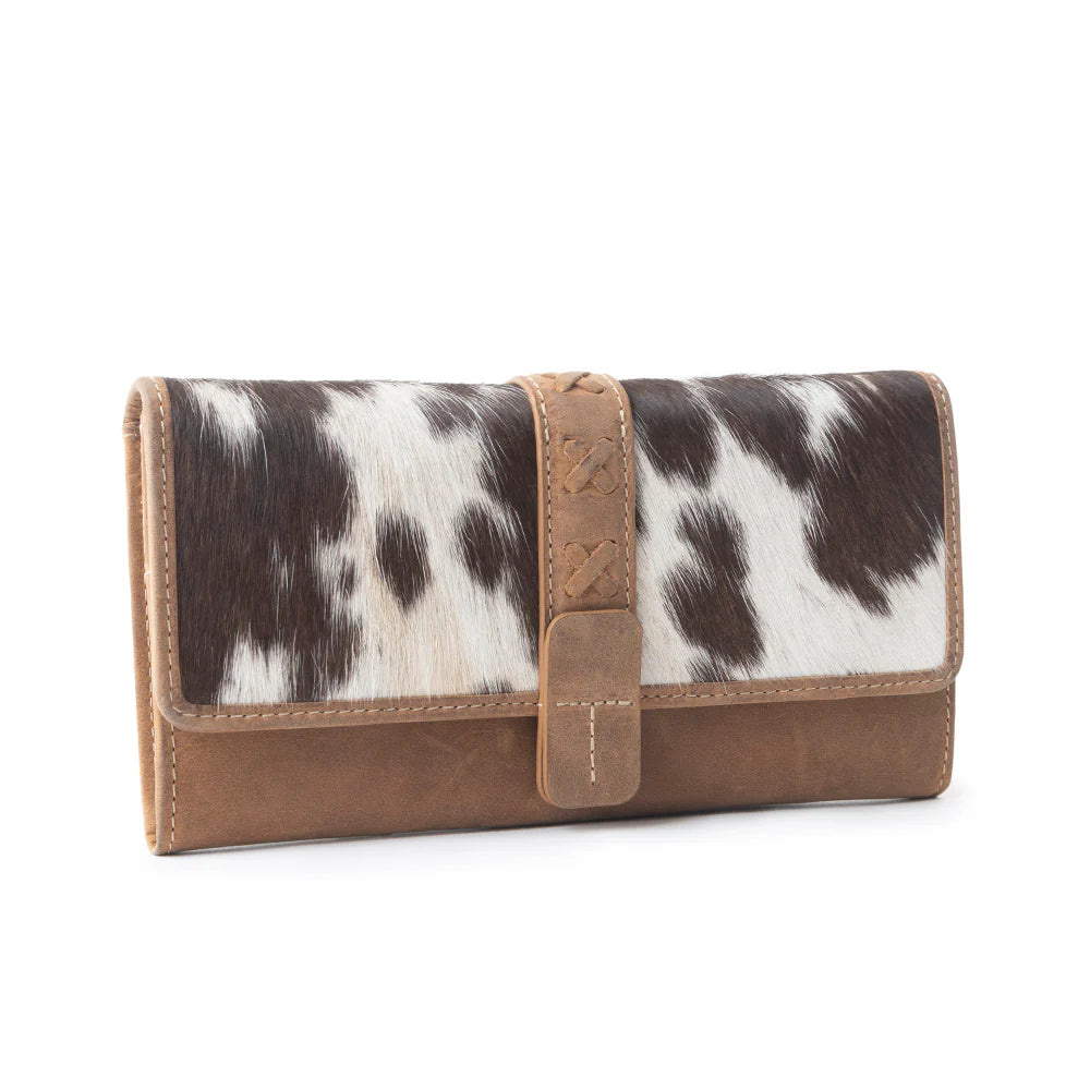 Myra Wind Rider Wallet In Black & White