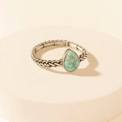 Myra Arroyo Stone Bracelet in Halo Teal