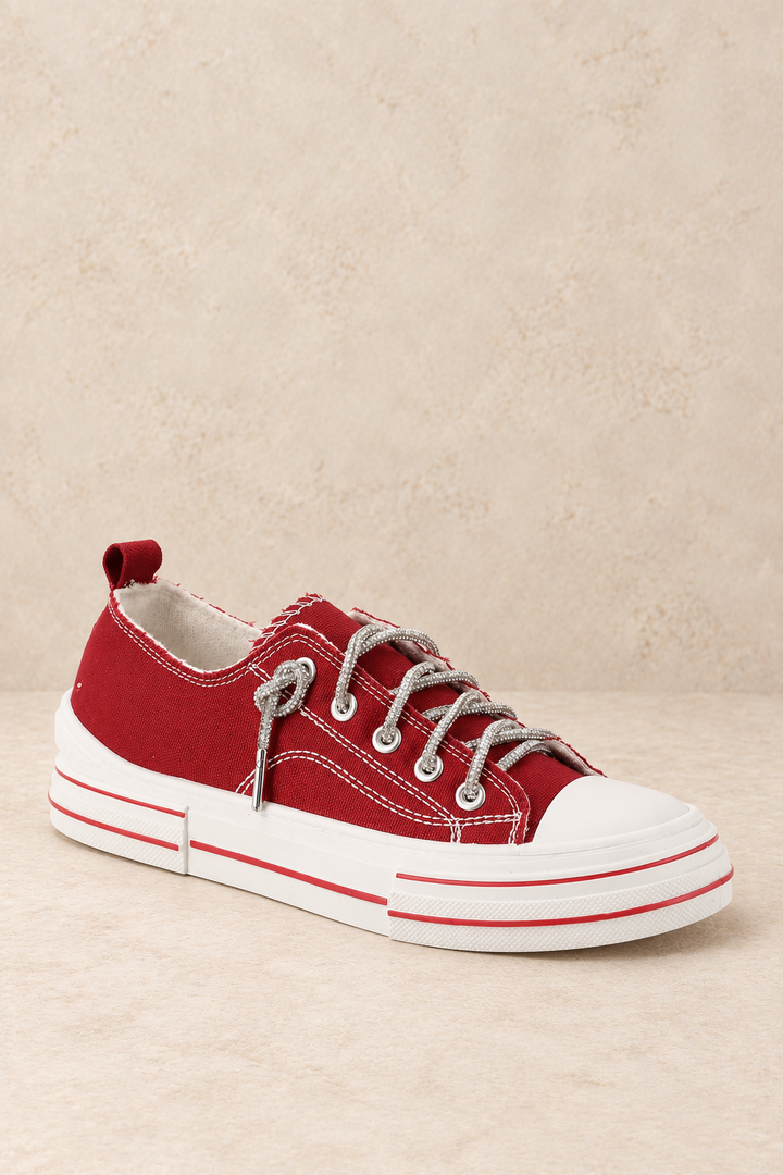Cherry on Top Rhinestone Very G Aman Platform Sneakers