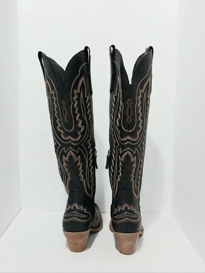 Backroad Darling Black Western Boots