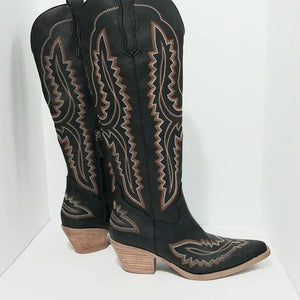 Backroad Darling Black Western Boots