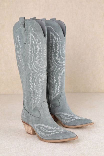 Backroad Darling Blue Western Boots